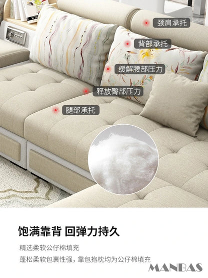 MINGDIBAO Fabric Sofa Set Furniture Living Room