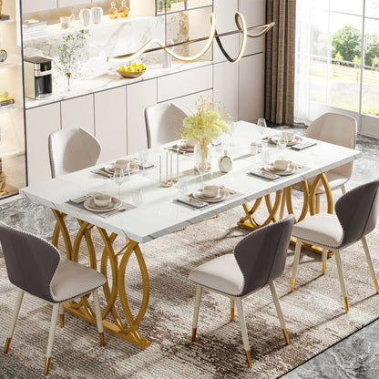 Tribesigns 63-Inch Rectangular Dining Table