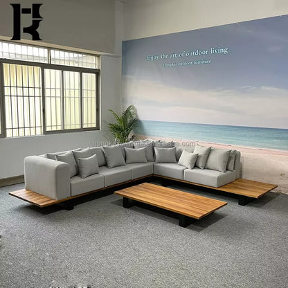 Wood Frame Sofas High Density Sponge Sofa Set