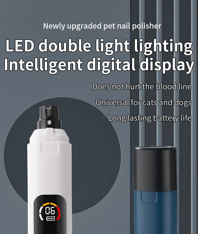 Electric pet nail polisher 6-speed