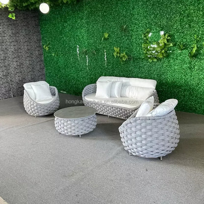 Wood Frame Sofas High Density Sponge Sofa Set