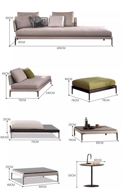 Luxury Metal Garden Furniture Sets