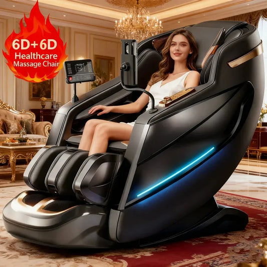Dual-Core 6D+6D Massage Chair Full Body