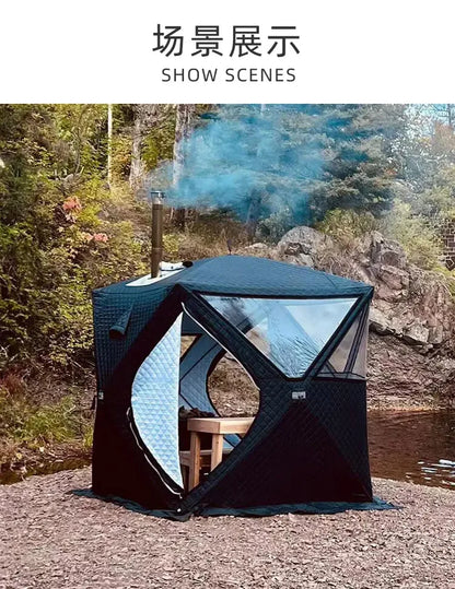 Outdoor 3-4 person 4 Season Camping Sauna