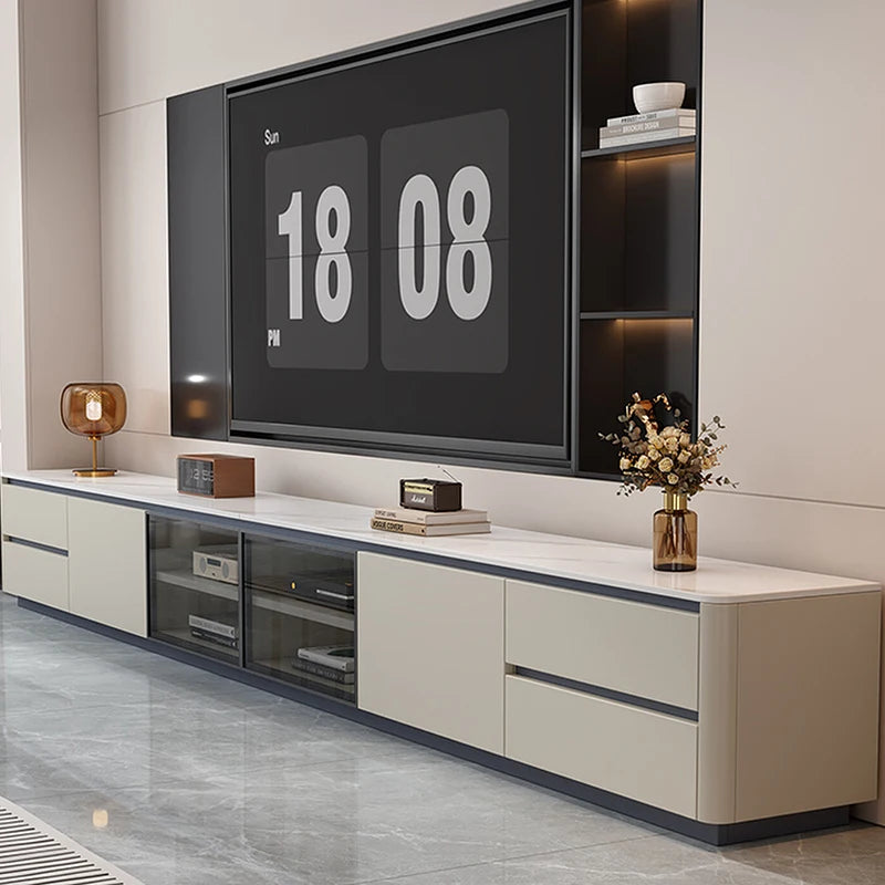 Storage Organizer Tv Stands Universal Floor Shelf