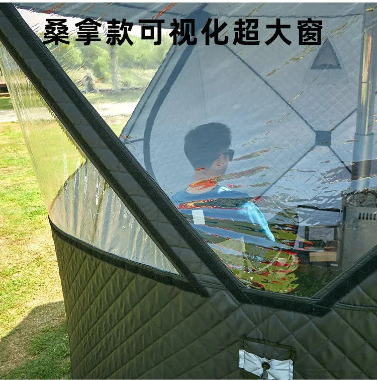 Outdoor 3-4 person 4 Season Camping Sauna