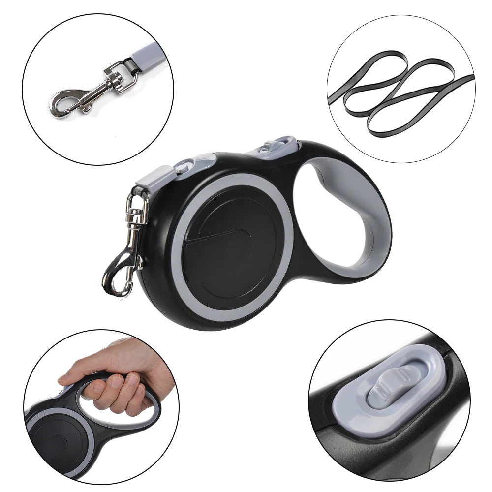8m Large Dog Leash Retractable Pet Extendable