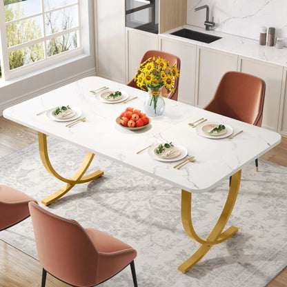 Tribesigns 63-Inch Rectangular Dining Table