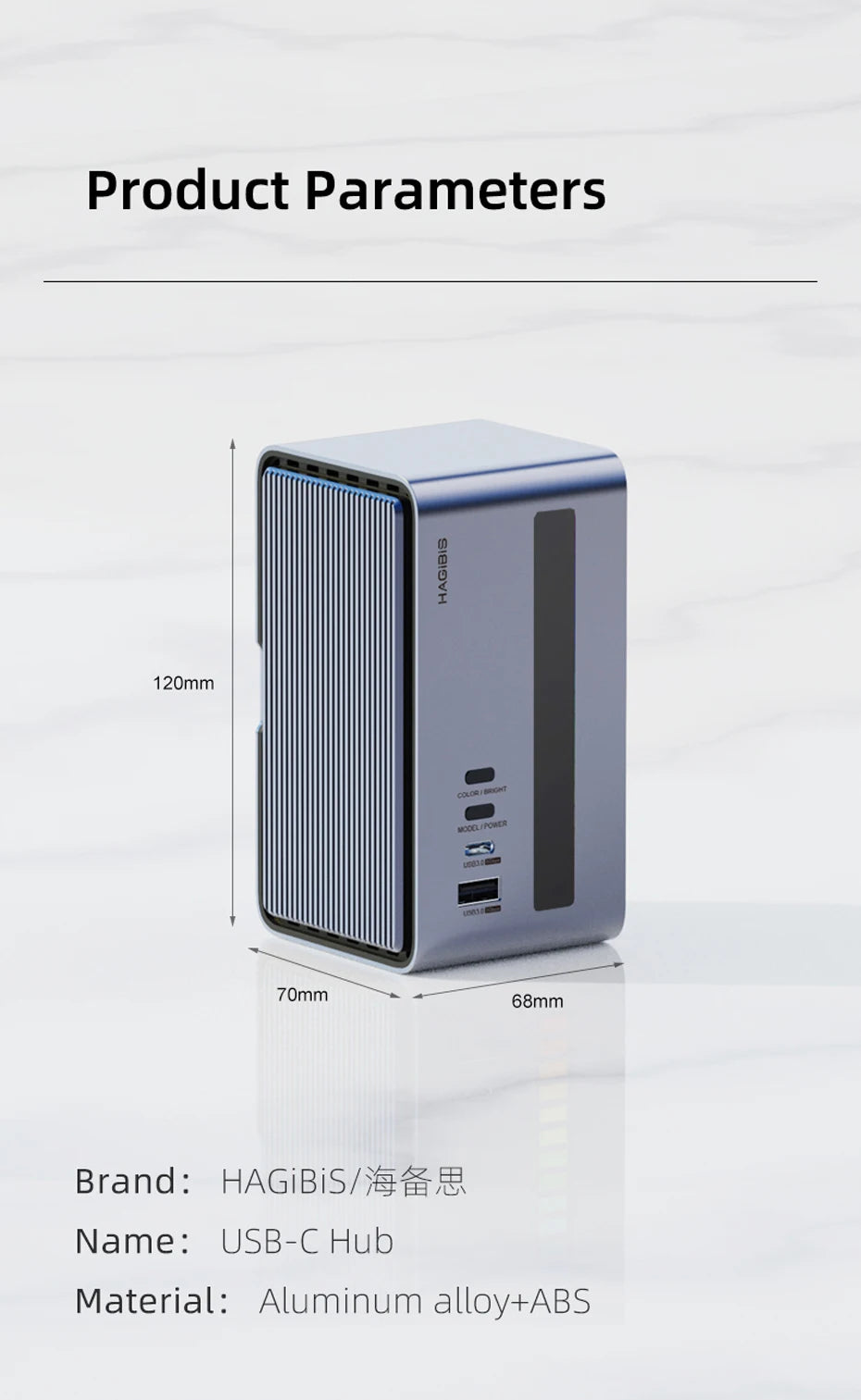Hagibis USB C Docking Station with Dual HDMI