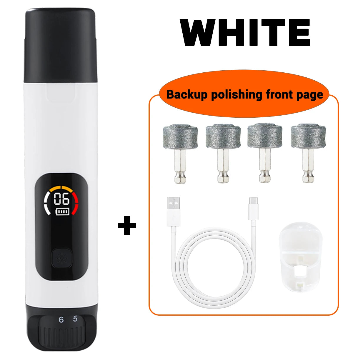 Electric pet nail polisher 6-speed