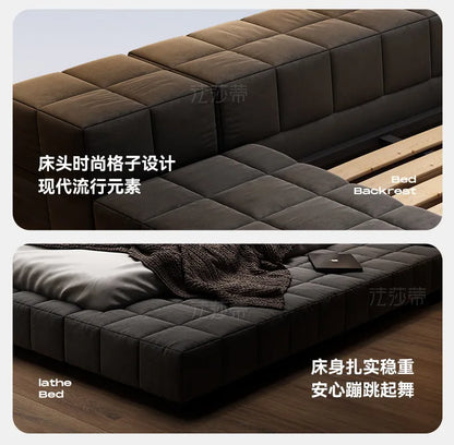 king size minimalist bed 2 people 180x200cm