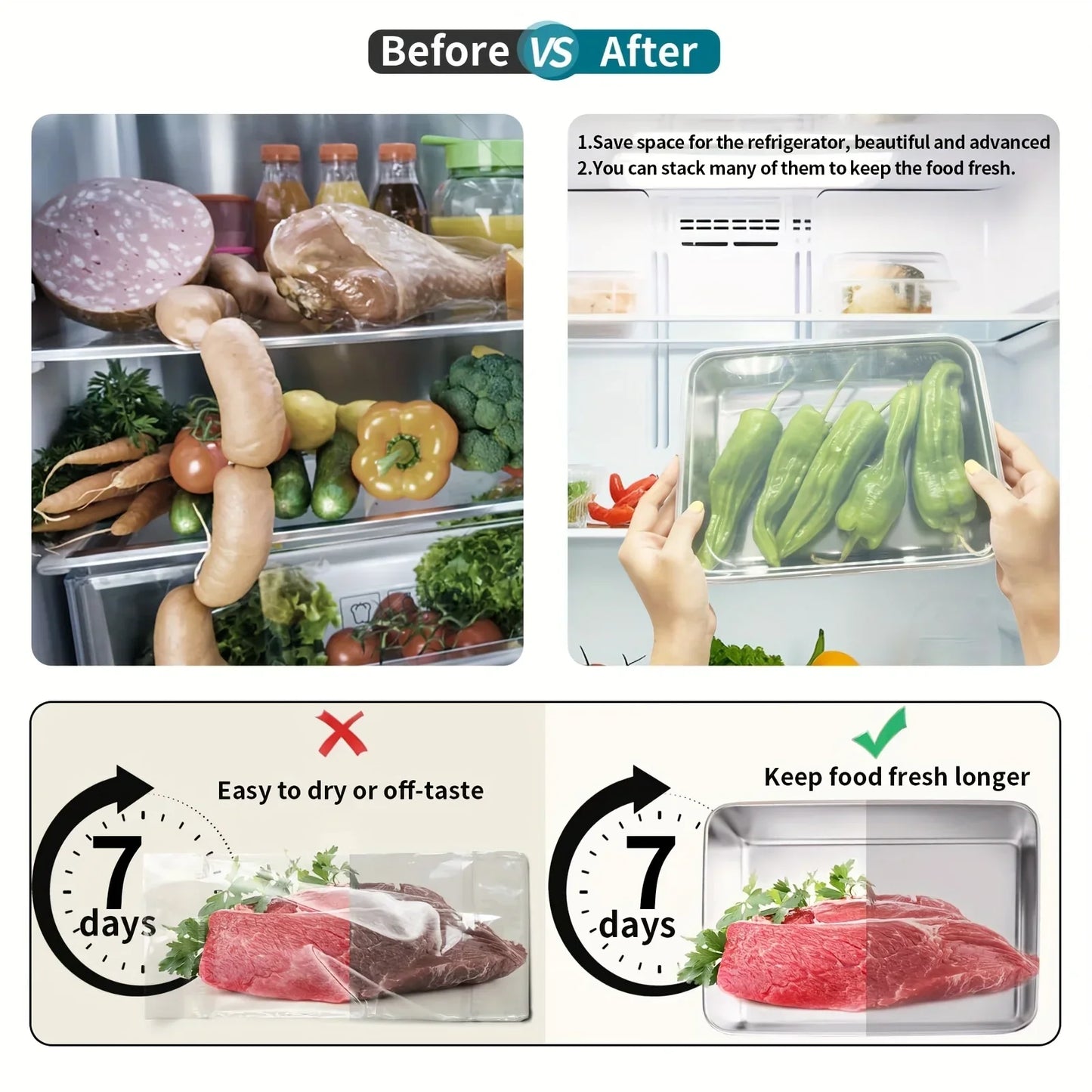 Stainless Steel Home Food Storage Container