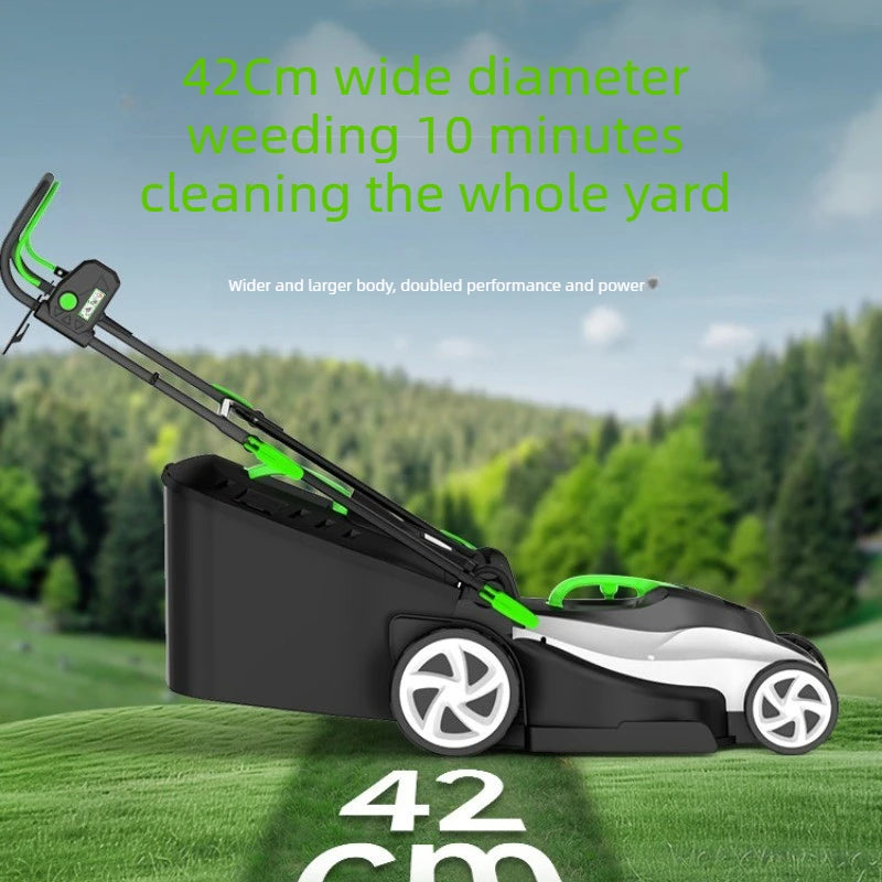 New Type Electric Walk Behind Push Lawn Mower