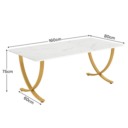 Tribesigns 63-Inch Rectangular Dining Table