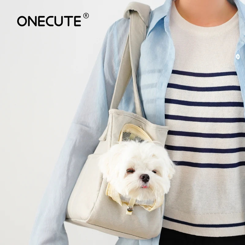 Puppy Go Out Portable Shoulder Handbag