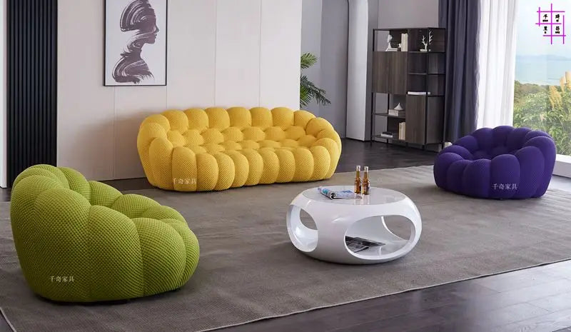 Shaped Cotton Bubble Sofa Living Room