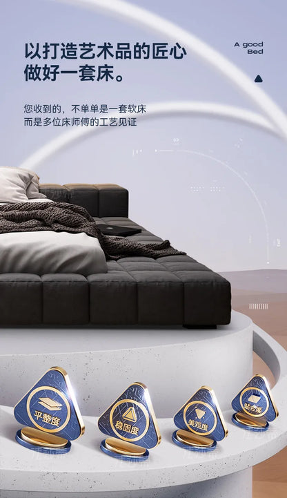 king size minimalist bed 2 people 180x200cm