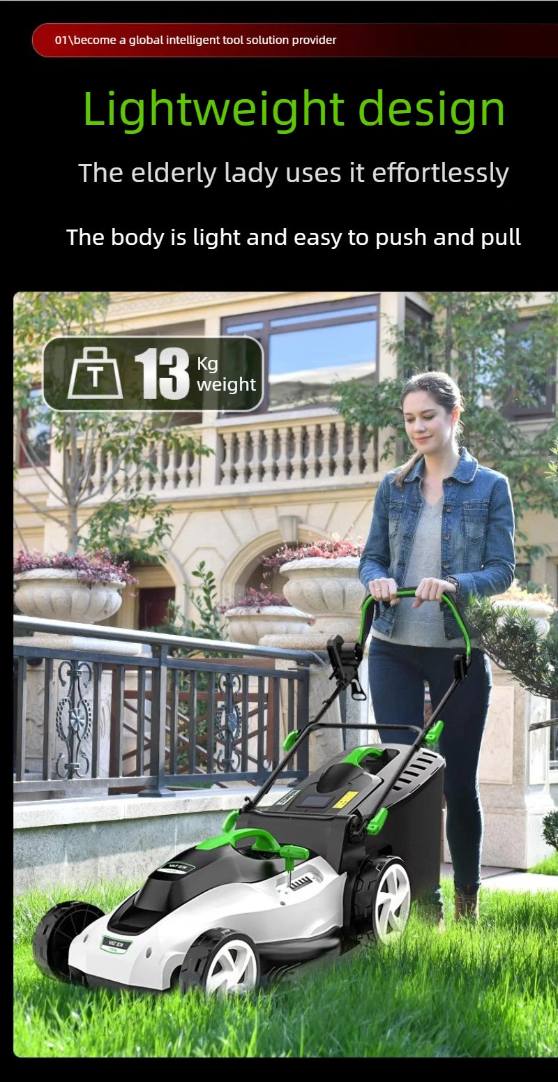 New Type Electric Walk Behind Push Lawn Mower