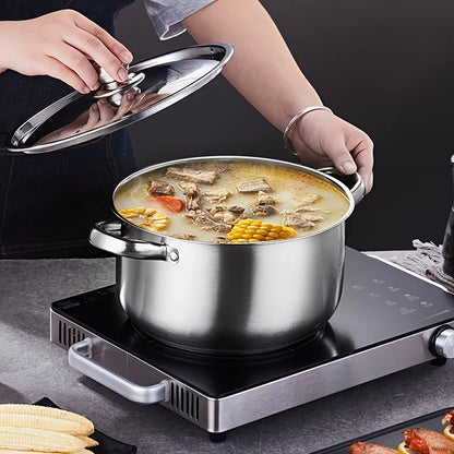 4-Piece Stainless Steel Pot Set