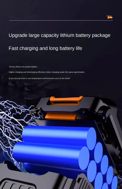 Portable Electric Lawn Mower with Lithium Battery