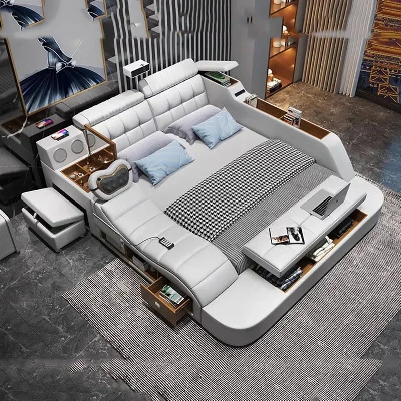 Modern Master Double Bed Multifonction
