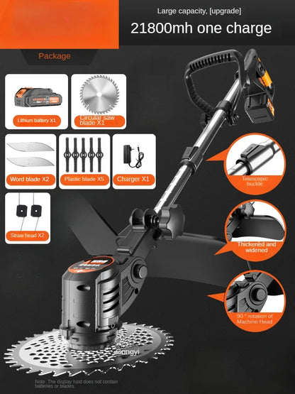 Portable Electric Lawn Mower with Lithium Battery