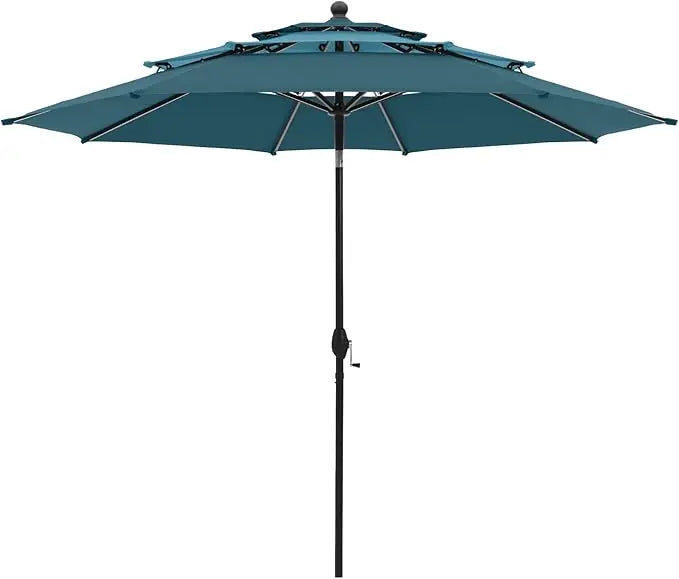 10ft Patio Umbrella Outdoor 3 Tier Vented