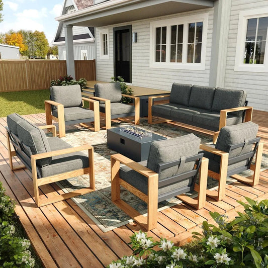 Outdoor Patio Furniture Set, 7-Piece