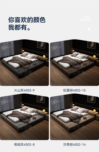 king size minimalist bed 2 people 180x200cm
