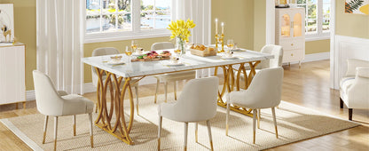 Tribesigns 63-Inch Rectangular Dining Table