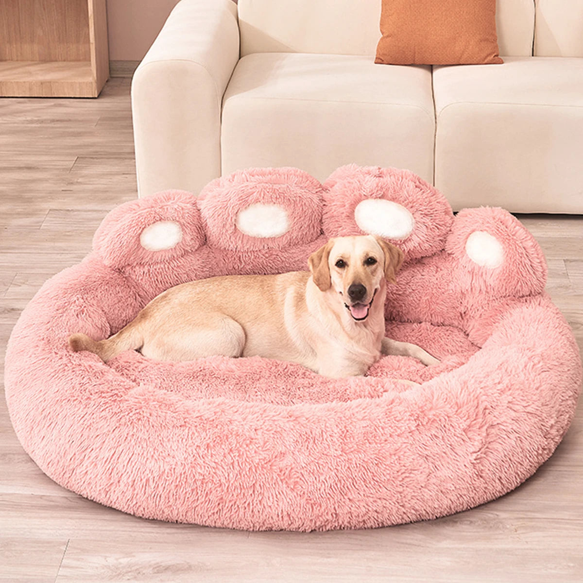 Fluffy Dog Bed Winter Warm Large