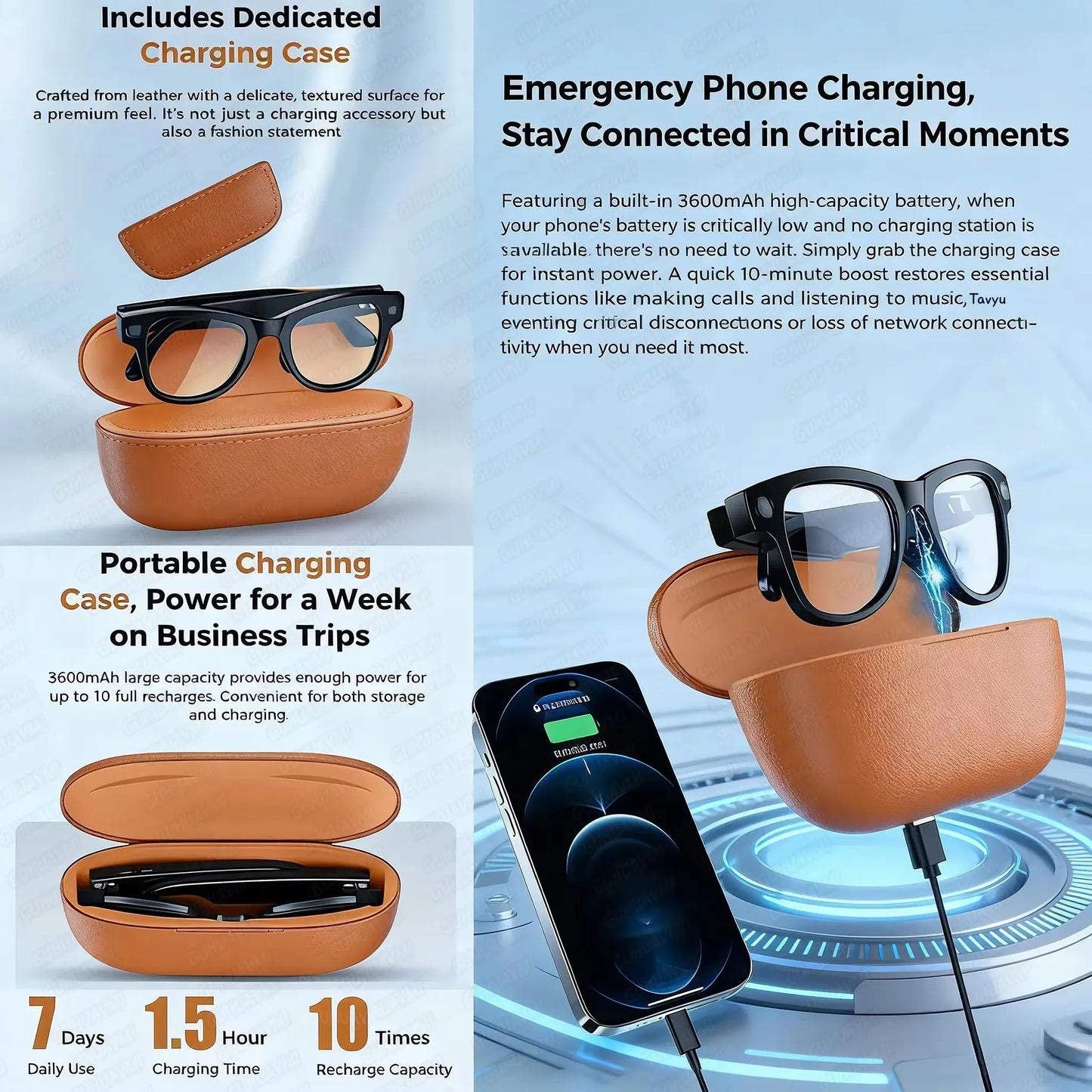 2026 Ultra AI Smart Glasses 800W HD Camera