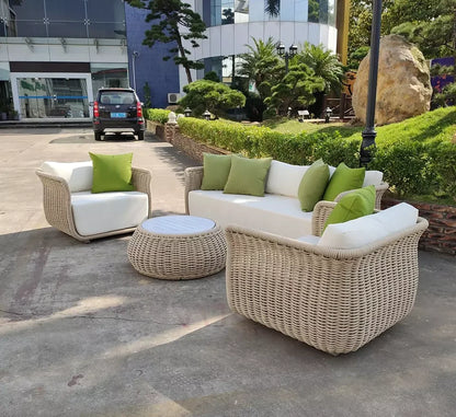Wood Frame Sofas High Density Sponge Sofa Set