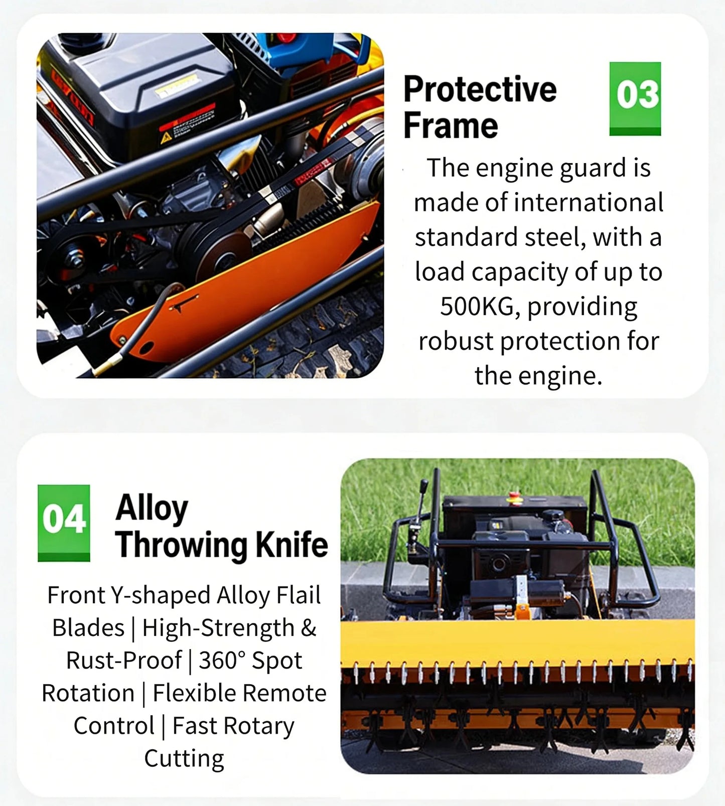 Customized Smart Control Tracked Lawn Mower