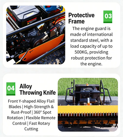 Customized Smart Control Tracked Lawn Mower