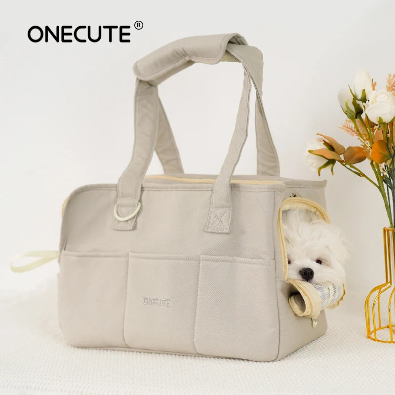 Puppy Go Out Portable Shoulder Handbag