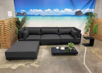 Wood Frame Sofas High Density Sponge Sofa Set