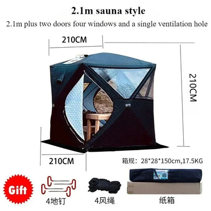 Outdoor 3-4 person 4 Season Camping Sauna