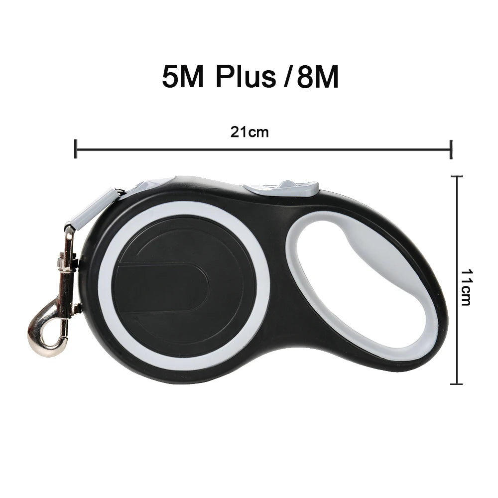 8m Large Dog Leash Retractable Pet Extendable