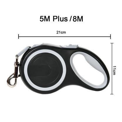 8m Large Dog Leash Retractable Pet Extendable