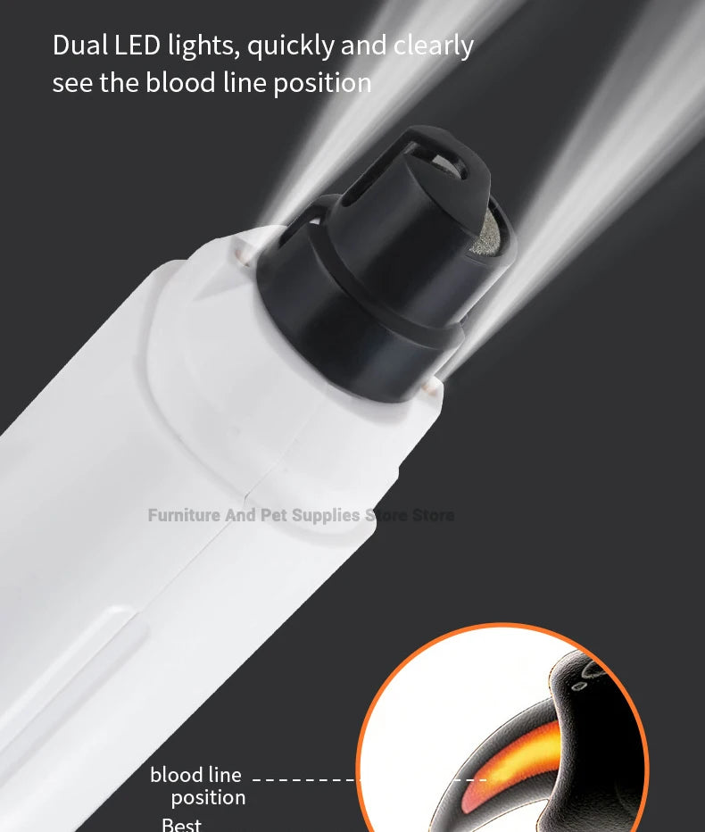 Electric pet nail polisher 6-speed