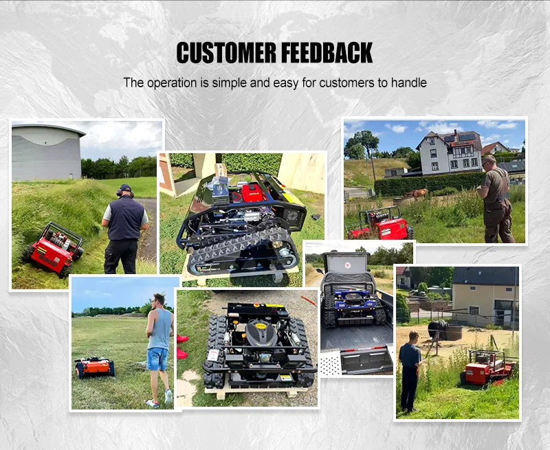 Customized Smart Control Tracked Lawn Mower