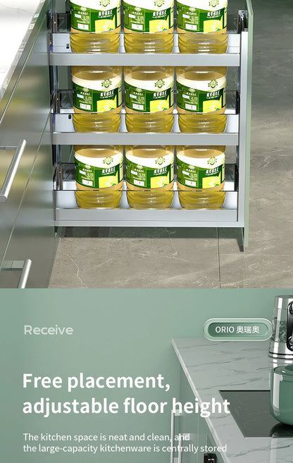 Kitchen Cabinet Drawer Seasoning Storage
