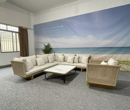 Wood Frame Sofas High Density Sponge Sofa Set