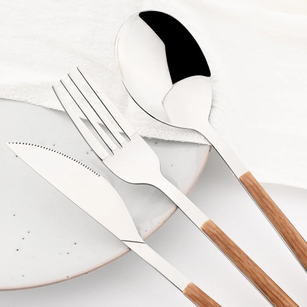 16/24/30Pcs Stainless Steel Imitation