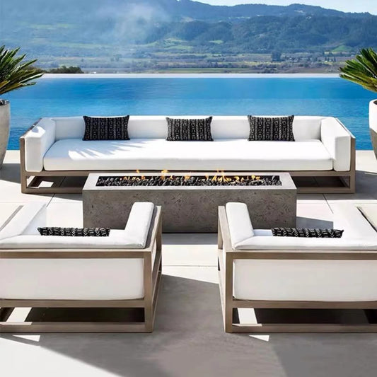 Modern Luxury 4-6 Person Aluminum Patio