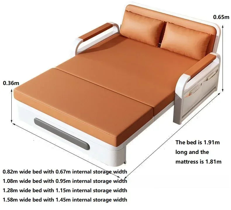 Fresh Foldable Home Sofa Fold Bed Furniture