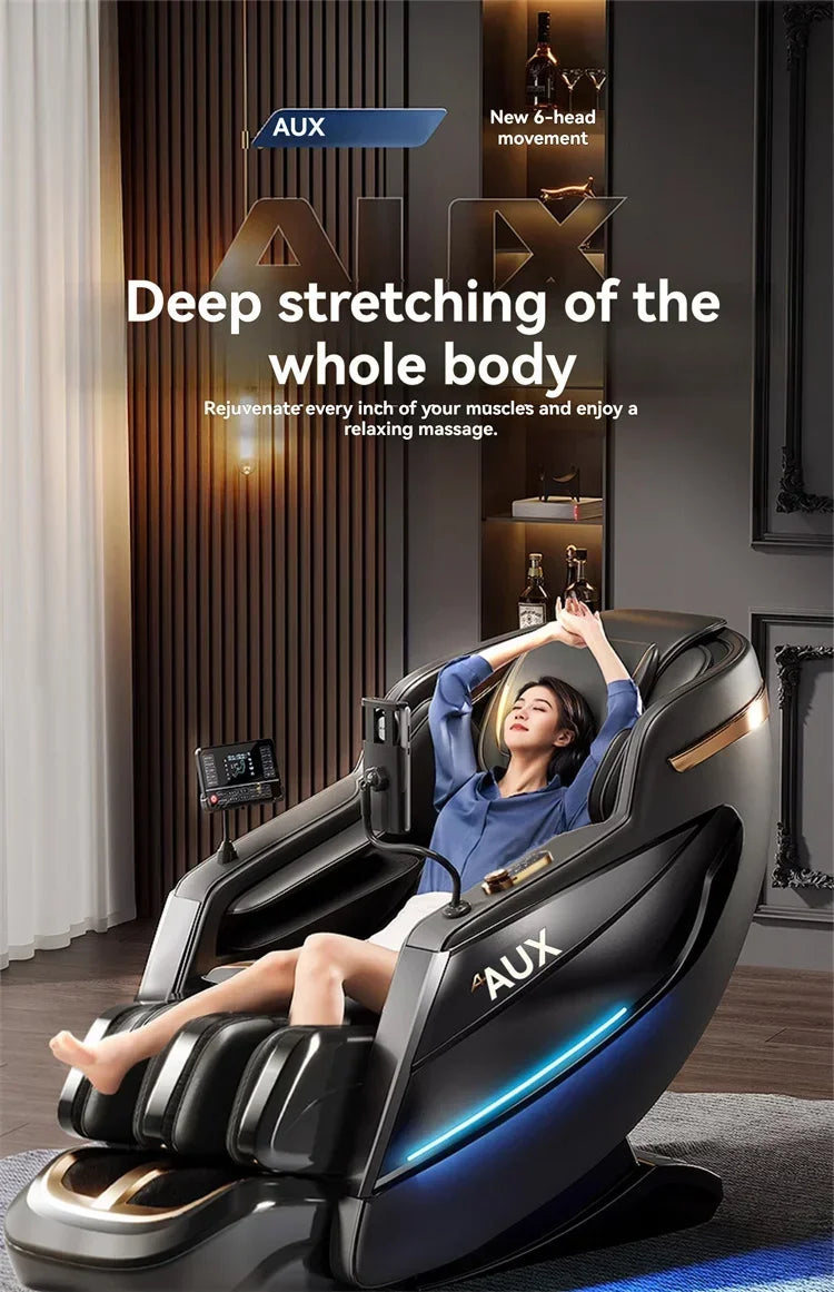 Dual-Core 6D+6D Massage Chair Full Body