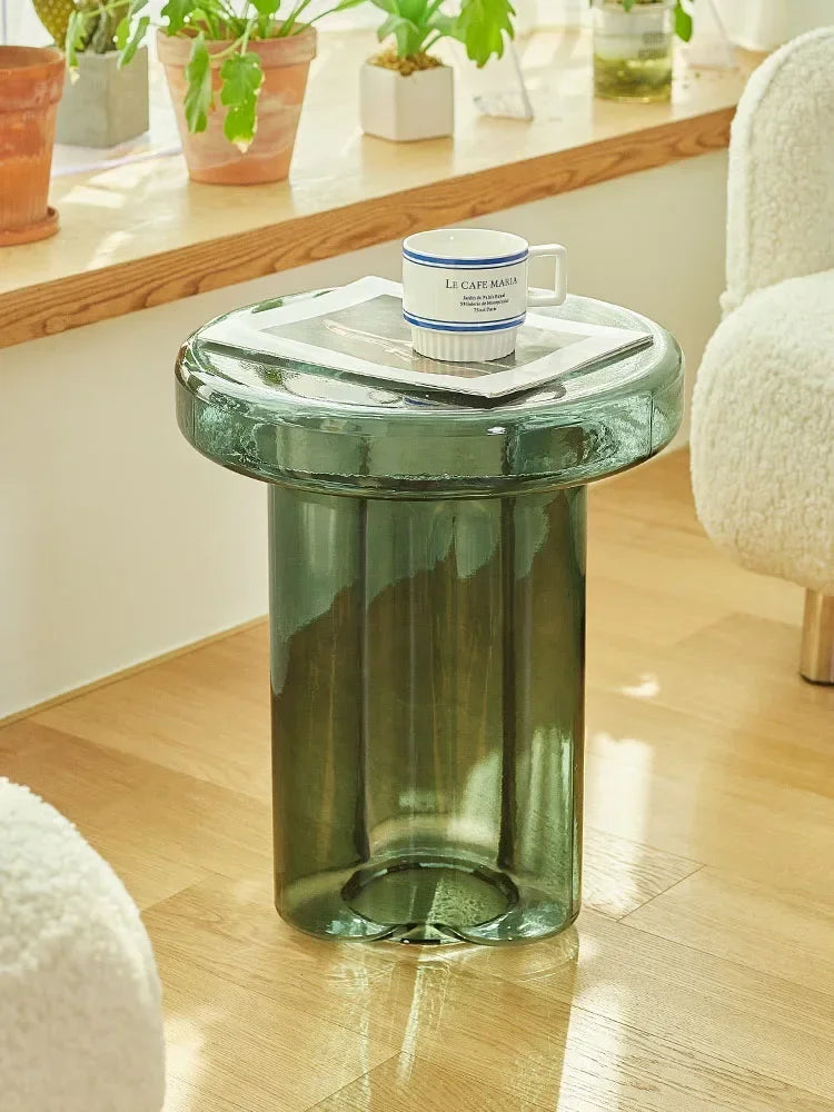 Nordic Round Coffee Tables,Glass