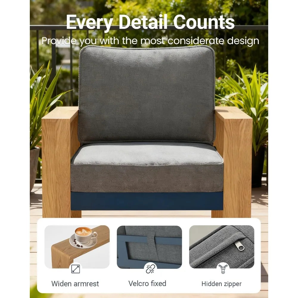 Outdoor Patio Furniture Set, 7-Piece
